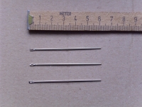 Sattlernadeln, Handnähnadeln, stumpfe Spitze, 60 mm x 1,1 mm