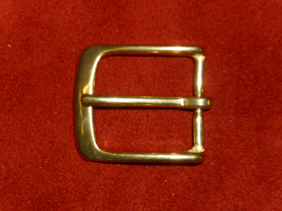 Gürtelschnalle, massiv Messing, 30 mm, Gürtelschließe