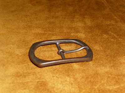 Gürtelschnalle, 30 mm, altkupfer, Gürtelschließe