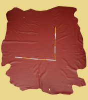 Rindlederhaut 5,06 m², rot, 1,8 mm (RO 007) Polsterleder