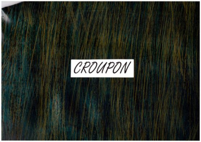 Design-Lackleder, grün/gold zugfestes Täschnerleder