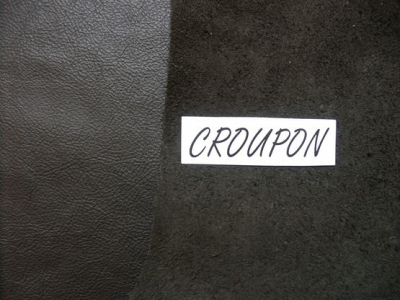 Schwarzes genarbtes Leder von CROUPON Lederhandel aus Dresden in Sachsen
