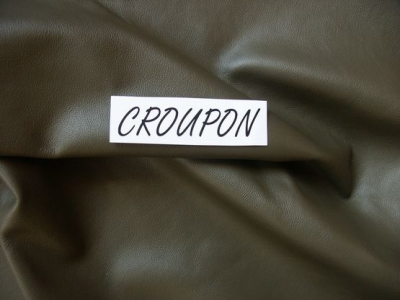 Polsterleder von SoftArt, Kaper-grün, 4,63-5,28 m², 1,0-1,1 mm, Rindleder (GN 121)