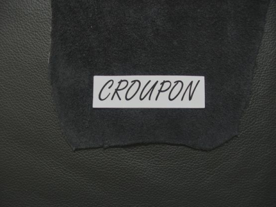 1/2 Rindlederhaut 2,61 m², Anthrazit-grau 1,4-1,5 mm, Polsterleder (GR 142)