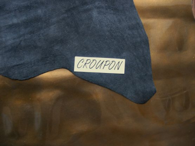 Lackleder, Gold, 0,74 m² zugfestes Täschnerleder, Rindleder (WT 089)