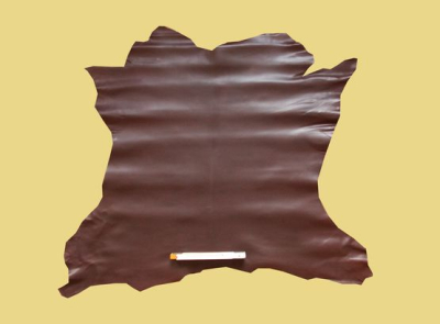 Italienisches Kalbleder, Bordeaux-Braun, D=1,0 mm, 0,7 m²