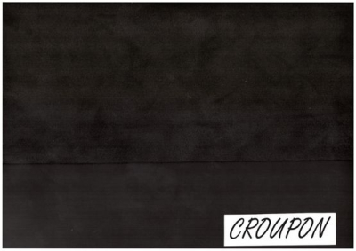 Fettleder, Pull-Up-Leder, Vintage-Leder, schwarz, 1,90 m², D=1,3 mm