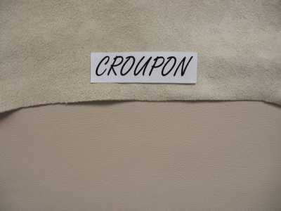 Rindlederhaut 5,09 m², Klei-beige, 1,2 mm (HL 258) Polsterleder