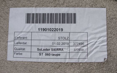 Rindleder, grau 1,6 mm, Polsterleder (GR 149)