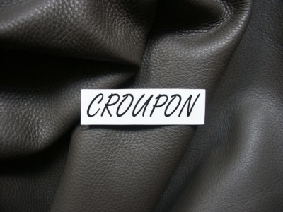 Rindlederhaut 6,73 m², dunkel-grau 1,7 mm, Polsterleder (GR 151 A)