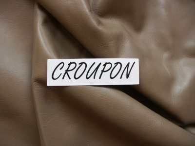Rindlederhaut Daytona grau (Taupe), Polsterleder, 1,1-1,2 mm (GR 157)
