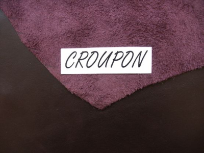 Halbe Rindlederhaut 3,30 m², Daytona Aubergine, 1,1-1,2 mm (RO 171) Polsterleder