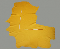 Anschnitt Rindlederhaut 3,00 m², Royal yellow, 1,5 mm (WT 095) Polsterleder