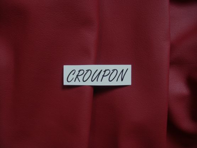 1/2 Rindlederhaut 2,59 m², Ziegelrot, 1,1 mm (RO 177) Polsterleder