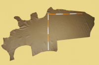 Anschnitt Rindlederhaut 1,73 m, dunkles Schilfgrn, 1,2-1,3 mm (GN 119) Polsterleder