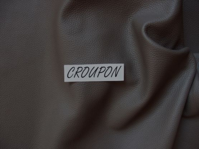 braunes genarbtes Leder - edel und zeitlos