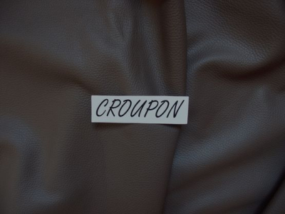 genarbtes braunes Leder mit einer Dicke von 1,4 bis 1,5 mm