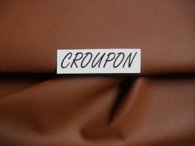 braunes Leder mit Narbung - edel und zeitlos