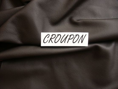 Schokobraunes Leder mit Narbung - edel und zeitlos - weicher Griff