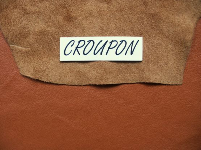 Braunes fein genarbtess Leder von CROUPON Lederhandel aus Dresden