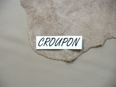 weißes glattes Leder von CROUPON Lederhandel aus Dresden in Sachsen