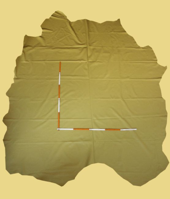 Rindleder Pistaziengrün, 1,3-1,4 mm (GN 130) Polsterleder