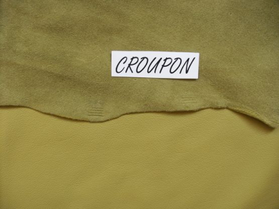 Pistaziengrünes Leder von CROUPON Lederhandel