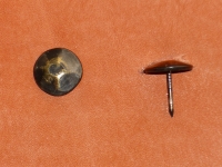Polsternagel 1536/M,  15 mm, bronze ren.