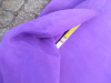Rindleder, halbe Haut, nubuk Farbe lila