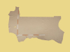 Anschnitt Rindlederhaut 1,10 m², hellbeige, 1,5 mm (HL 268) Polsterleder