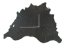 Rindlederhaut 5,53 m², schwarz 1,4-1,5 mm, glatte Oberfläche, Polsterleder (S 164+165)