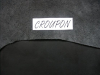 Schwarzes glattes Leder von CROUPON Lederhandel