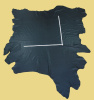 Anschnitt Rindlederhaut 4,0 m², schwarz 1,3-1,4 mm, Polsterleder (S 091)