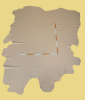 Rindlederhaut 5,68 m², Flachsfarben, 1,7 mm (HL 236) Polsterleder