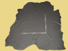 Rindlederhaut 6,73 m², dunkel-grau 1,7 mm, Polsterleder (GR 151 A)