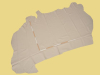 1/2 Lederhaut helles grau-beige, 2,65 m² Polsterleder (WS 096)