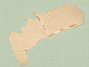 Anschnitte Lederhaut Royal beige, 2,0 m² Polsterleder (HL 275)