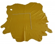 Rindlederhaut 4,86 m², gelb, 1,6-1,7 mm (WT 067) Polsterleder