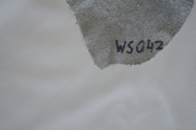 Rindlederhaut 5,39 m², weiß, 1,5 mm (WS 042) Polsterleder
