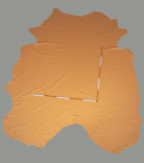 Rindleder Mandarin-orange, 1,1-1,2 mm (WT 094) Polsterleder