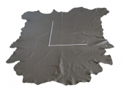 Rindlederhaut grau (Taupe), Polsterleder, 1,8-2,0 mm