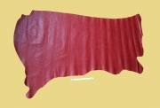 Rindleder Straußenoptik, rot, Täschnerleder, 0,9-1,0 mm (RO 144)