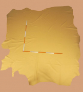 Rindleder Sahara-gelb, 1,0-1,1 mm (WT 093) Polsterleder