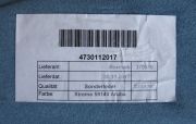 Rindlederhaut 5,32 m², Aruba-blau, 1,3-1,4 mm (BL 057) Polsterleder