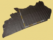 Täschner-Leder mit Straußenoptik von BOXMARK, schwarz, ab 2,66 m², D=1,0-1,1 mm, Taschenleder