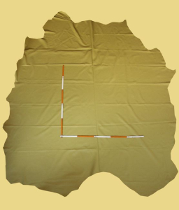 Rindleder Pistaziengrün, 1,3-1,4 mm (GN 130) Polsterleder